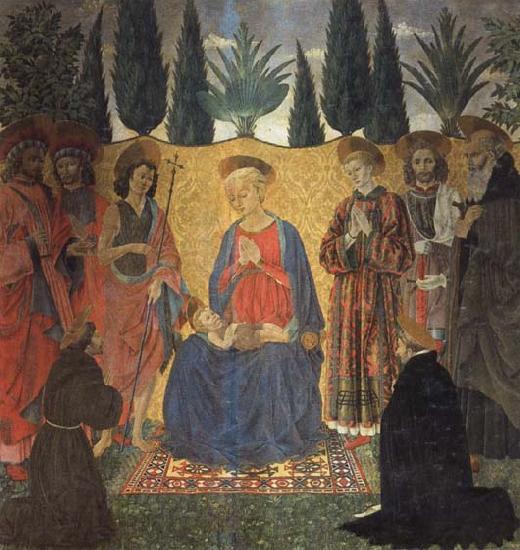 Alessio Baldovinetti Madonna and Child with Saints